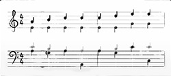 Harmonisation  Bach du Doodle de Google;
Le Doodle de Google : la machine harmonise à 4 voix !