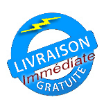 Livraison immédiate et gratuite