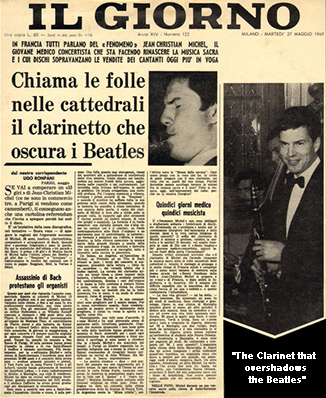 Jean-Christian Michel - il Giorno - Beatles Italia