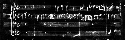 Partition originale de de l'Art de la fugue de J.-S. Bach - : Contapunctus1