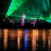 Jean-Christian Michel : concert Laser3 D sur les eaux