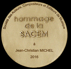 Jean-Christian Michel, Compositeur Français, Sociétaire définitif au Cinquantenaire de
Présence à la SACEM