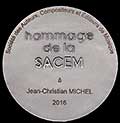 Sacem médaille du cinquantenaire.