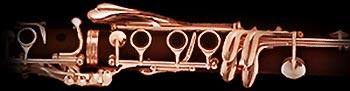 Clétage système boehm clarinette(17 clés et 6 anneaux)