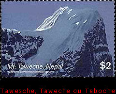  Tawesche stamp, Nepal