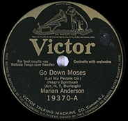  Negro Spiritual - 78 tours  Victor - Go Down Moses