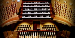Clavier de l'orgue de Notre Dame de Paris
