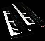 Yamaha DX7-2D and Korg I-30 Synthesizers