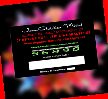Compteur de lettres Jean-Christian Michel