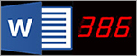 Compteur de lettres Word