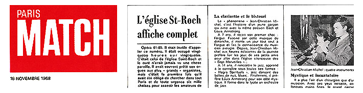 Paris-Match : St Roch Church is full house 