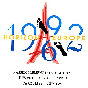 Féerie des eaux avec Laser et Orgues d'eaux lumineuses Jean-Christian Michel Horizon Europe 1992 Rassemblement Pieds Noirs