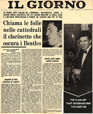 Jean-Christian Michel le clarinettiste qui d&eacute;passa  les Beatles